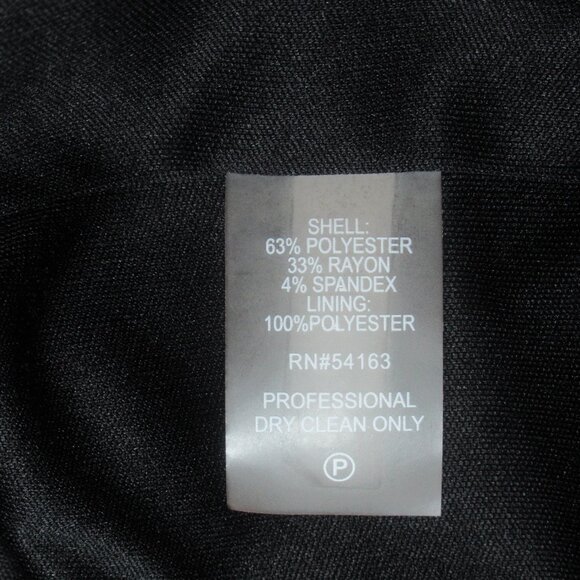 Calvin Klein Classic Black Sheath Dress | Size 14 - Picture 12 of 13